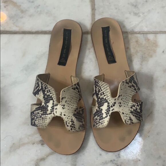 Snake print slides - Picture 3 of 5